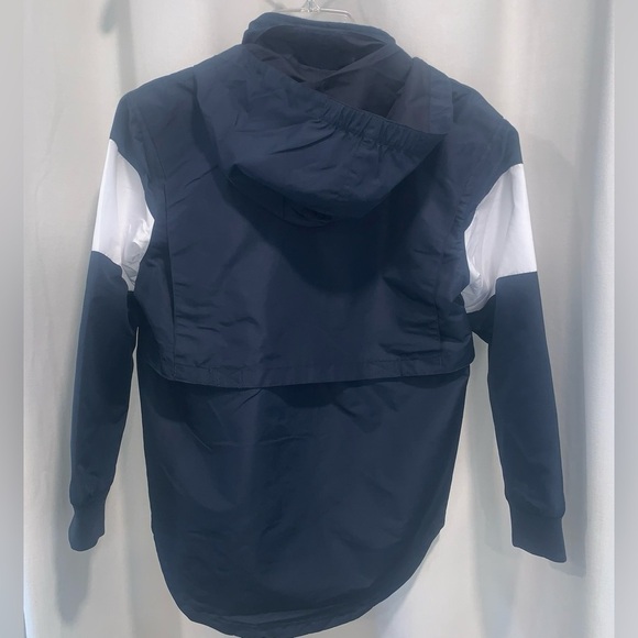 Holloway Youth Navy/White Potomac Golf Jacket Lightweight Full-Zip Front; Size L - Picture 2 of 11